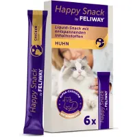 Feliway 6 Skpl (ca. 90g) Happy Snack kana kissanherkut