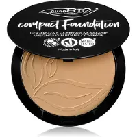 PuroBIO cosmetics Compact Foundation kiinteä puuterimainen meikkivoide SPF 10 sävy 03 9 g