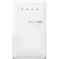 Smeg FAB10LBL6 jääkaappi pakastelokerolla, valkoinen