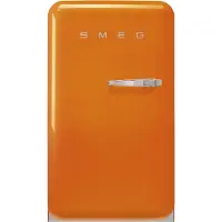 Smeg FAB10LBL6 jääkaappi pakastelokerolla, orange