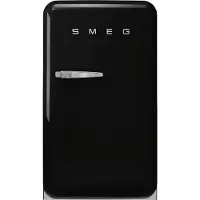 Smeg 50's Style Jääkaappi pakastelokerolla FAB10RBL6 (musta)