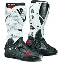 Sidi Crossfire 3 Motocross-saappaat Musta/Valkoinen Miehet, size 40