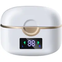 INF Langattomat Bluetooth 5.0 Double Dynamic Speaker -kuulokkeet Valkoinen