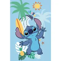 Disney Lilo and Stitch flanellipeitto, 100x150 cm
