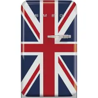 Smeg FAB10LDUJ5 jääkaappi, jossa saranointi vasemmalla 97 cm, union jack