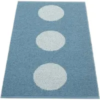 Pappelina Vera Pop matto River Blue/Blue Fog 70 x 120cm