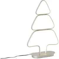 QAZQA Joulupöytävalaisin teräs joulukuusi sis. LED - Arbre