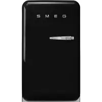 Smeg 50's Style Jääkaappi pakastelokerolla FAB10LBL6 (musta)