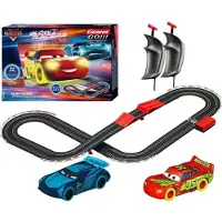 Carrera GO!!! SET: Disney Cars - Glow Racers Lightning McQueen VS Jackson Storm
