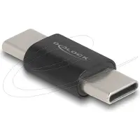 DeLOCK – Adapter SuperSpeed USB 10 Gbps (USB 3.2 Gen 2) USB Type-C Gender Changer male to male blk (60035)