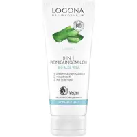 Logona Luomu aloe vera ja luomu damaskonruusu 3in1 Silmämeikinpoistoaine 100 ml