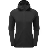Montane F Protium Hoodie, fleece, naiset, musta
