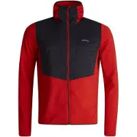 Lundhags Padje Merino Block Hoodie, välikerros, miehet, punainen