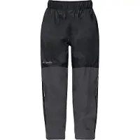 Vaude Kids Escape Pants VI, sadehousut, musta