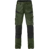 Fristads Housut 2555 STFP, armeijanvihreä/musta, D100