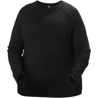 Helly Hansen Lifa Merino Midweight Crew Plus, nainen, musta