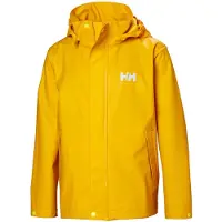 Helly Hansen Moss Jacket, nuorten sadetakki, Keltainen