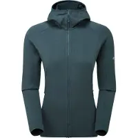 Montane F Protium Hoodie, fleecetakki, naiset, tummanvihreä