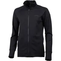 Lundhags Ullto Merino Ws Full Zip, välikerros, naiset, musta