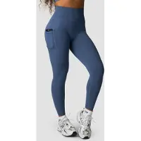 ICANIWILL Define Seamless Pocket Tights Dusty Twilight Blue