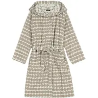 Marimekko Räsymatto Hooded Bath Robe - White - S/M