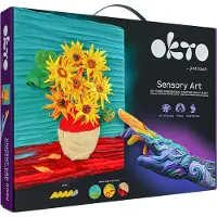 Okto OktoClay Auringonkukat 3D-maalaus