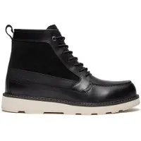Timberland for man. TB0A6CE2W021 Britton Mills waterproof boots black (47.5), Leather, Flat, Laces, Casual, Outdoor