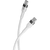 Forever Flexible High Power USB-C - USB-C latauskaapeli 2m (100W) valkoinen