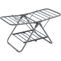 Songmics Pesukuivausteline, 44 x 101 x 54 cm, harmaa