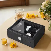 Hobby Hall Kellokoru, 20.2x25.5x7.8 cm, Musta, Vaadake kasti, SONGMICS JWB010, 20.2 x 25.5 x 7.8 cm, Must