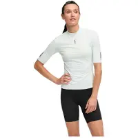 Hoka One One SkyBreeze Short Sleeve Shirt Light Gray, Size L