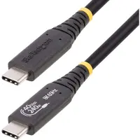StarTech.com USB4-C -kaapeli, 40 Gbps, PD 240W, 0,5m, musta
