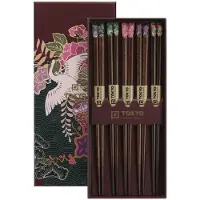 Tokyo Design Studio Chopstick Set /5 Giftbox Japan Flower 17865 1/100