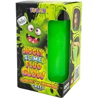 TUBAN Jiggly Slime Fluo Glow - Vihreä 430 G