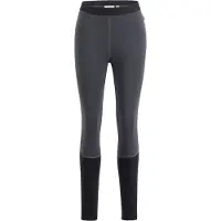 Lundhags Prime Merino Long John, aluskerrastohousut, naiset, harmaa/musta