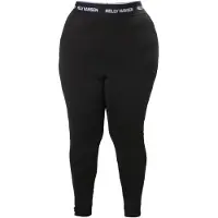 Helly Hansen Lifa Merino Midweight Pant Plus, nainen, musta