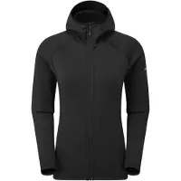 Montane F Fury Hoodie, fleecetakki, naiset, musta