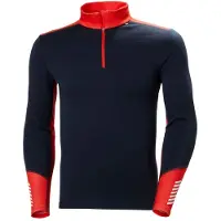 Helly Hansen Lifa Merino Midweight 1/2 Zip, miesten, laivasto