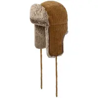 Stetson Seldovia Corduroy Aviator Hat 76/Brown Pipot 55/S