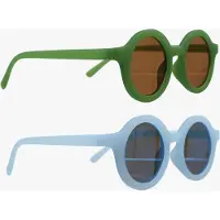 CarloBaby Aurinkolasit Stråla 2-pack 3-6 Vuotta, Vihreä/Sininen