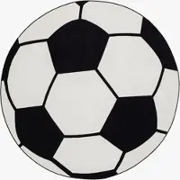 KMCarpets Matto Play Jalkapallo Pyöreä 133