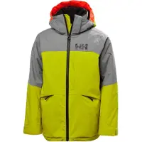 Helly Hansen Summit, laskettelutakki, junior, keltavihreä