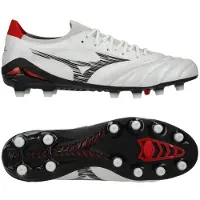 Mizuno Morelia Neo Iv Beta Elite Fg - Valkoinen/musta/punainen - Nurmi (Fg), koko 39