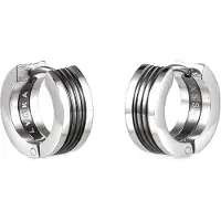 Lykken Strong kaksiväriset 13,3 mm teräskorvakorut