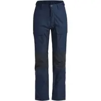 Lundhags Juniors' Fulu Rugged Stretch Hybrid Pant Light Navy/Deep Blue 140