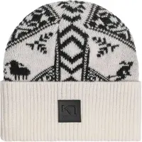 Kari Traa Saga Knit, pipo, naisten, musta/valkoinen