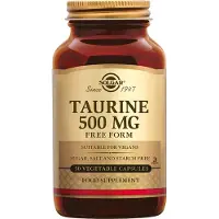 Raw Organic Solgar tauriini, 500mg 50kaps.