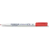 Staedtler Lumocolor 301, 1 kpl, Punainen, Ohut pää, Monivärinen, Valkoinen, Pyöreä (301-2)