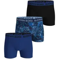 Björn Borg Cotton Stretch Boxer 3P - Navy - 122-128