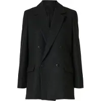 Selected Slfelin Wool Blend Blazer Noos - Grey - 40